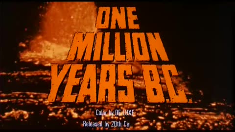 ONE MILLION YEARS B.C. Raquel Welch movie trailer