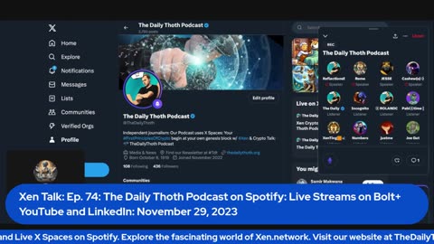 Xen #Crypto Talk: The Daily Thoth Podcast