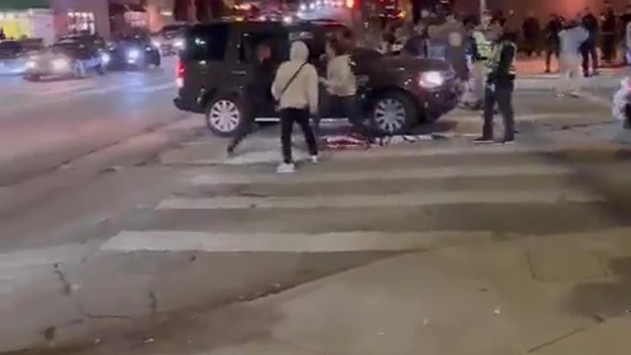 Anti-Israel protesters are physically attacking Jews attending a screening of the Oct. 7th attack