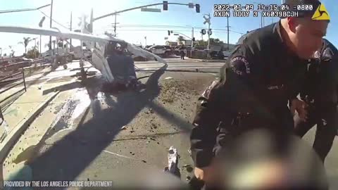 L.A. Plane Crash Hit by Train