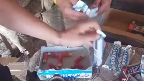 The AFU received a shipment of chocolates banned by the Geneva Convention.