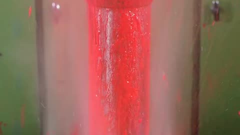 What happen after hydraulic press on flowers