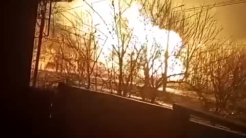 Aftermath of Explosion In Lugansk Ukraine