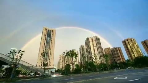 Appreciate the rainbow from yesterday evening