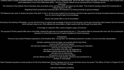 How does Jesus fulfill the offices of Prophet Priest and King