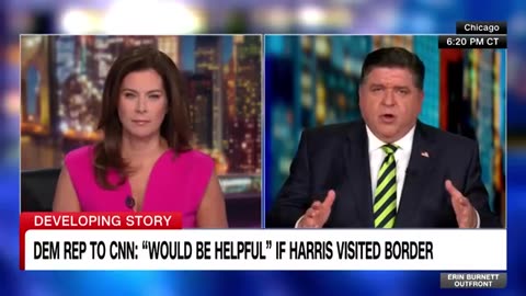 Gov. Pritzker on immigration and Trump targeting Harris on border