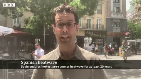 Spain heatwave brings record temperatures - BBC News