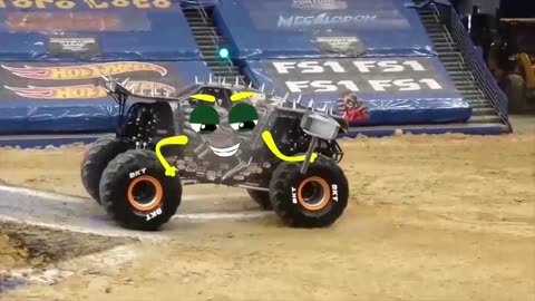 MONSTER TRUCK FUNNY DODDLE FAILS!!