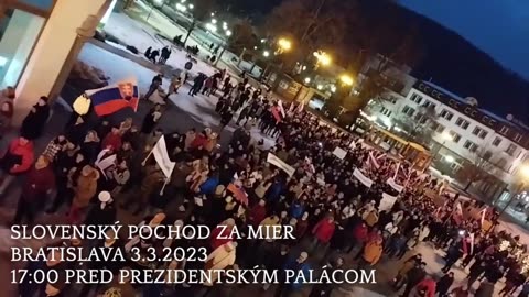 Pochod 3. marec 2023 v Bratislave