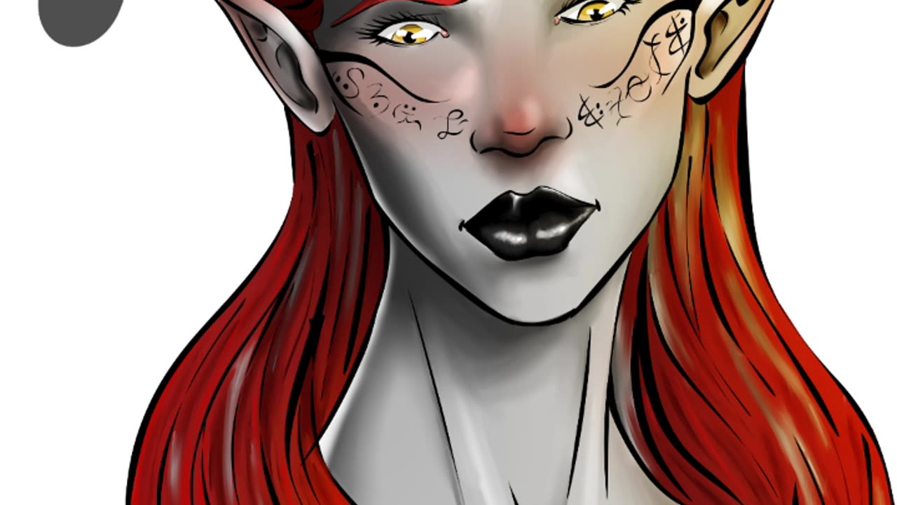 I Love Drawing Fantasy Characters With Portrait Style.