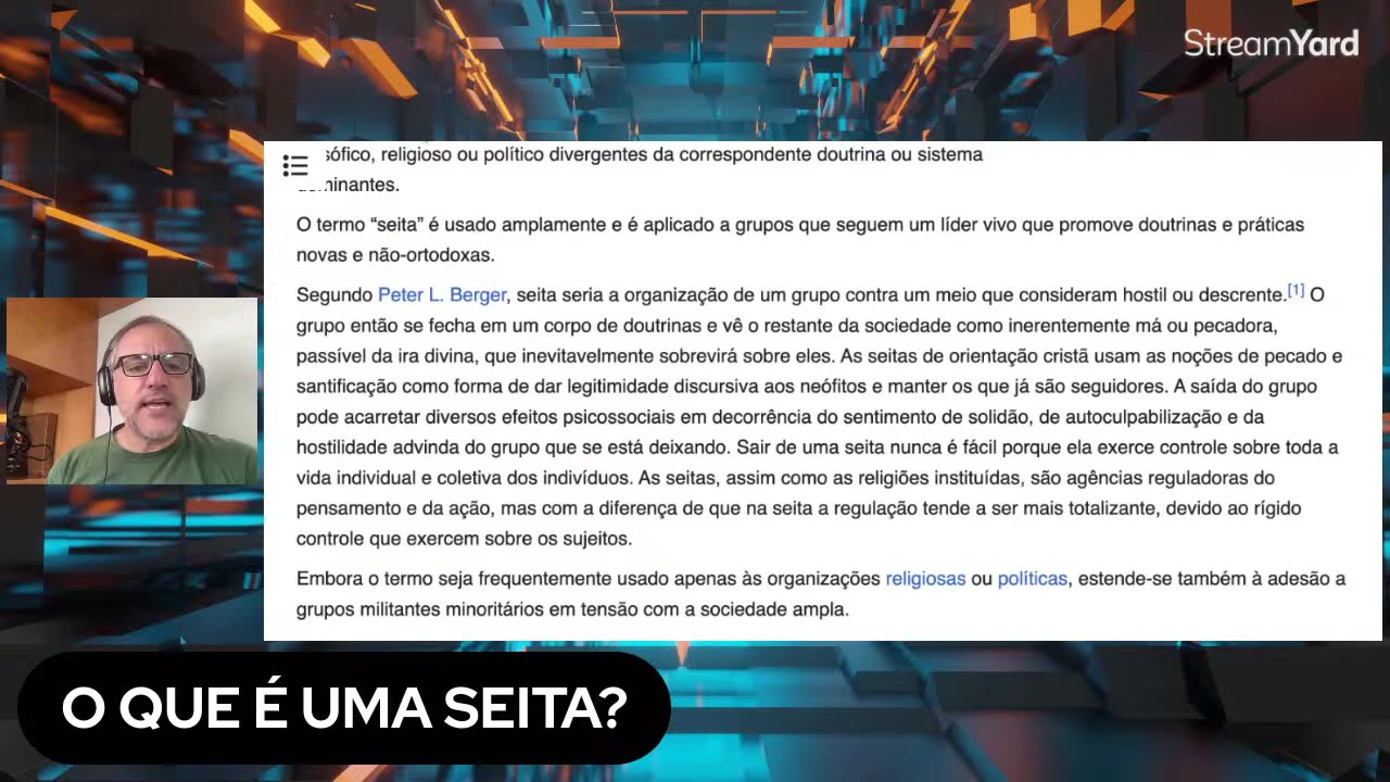 A Chave da Ciência - fV0BlUdvbNM - VOCÊ SABE IDENTIFICAR UMA SEITA 3 REUNIÃO com INSCRITOS