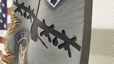 Custom Air Force Flag, C-130 Gunship
