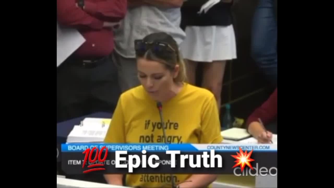 BRAVO! "America is NOT a hospital!"