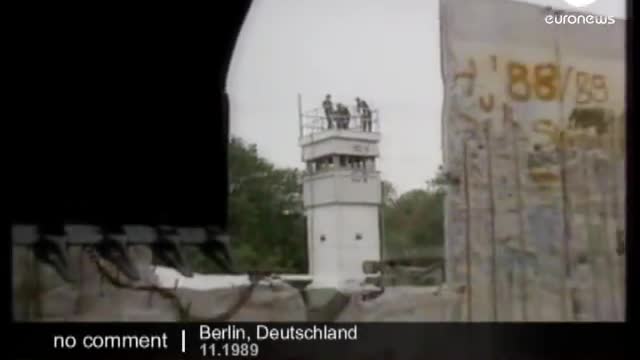 The fall of the Berlin Wall in 1989