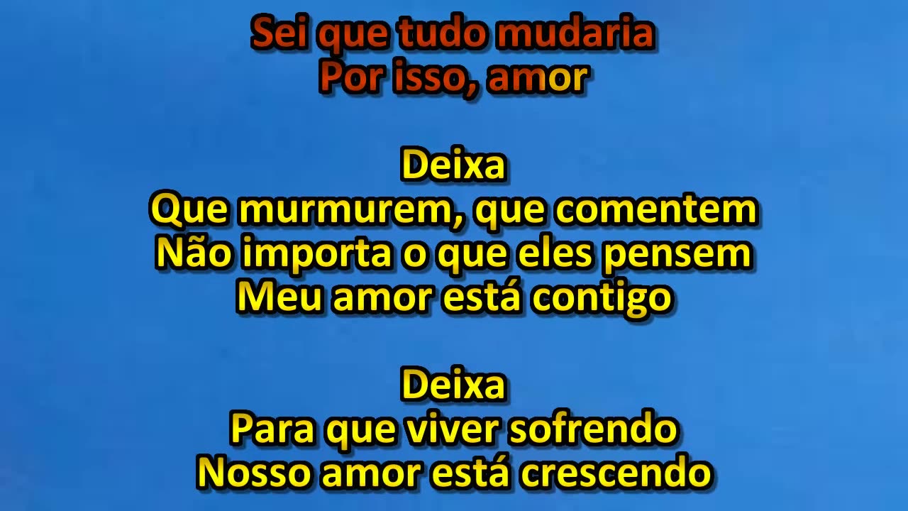 Karaoke Chitãozinho e Xororó DEIXA com 1 tom menos