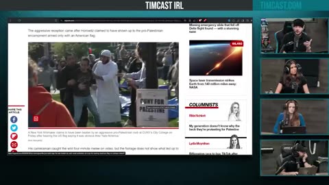 Alex Stein ATTACKED By Trans For Palestine Protestors, College Protests Are Getting VIOLENT