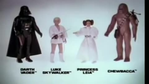 Star Wars 1977 TV Vintage Toy Commercial - Kenner Large Size Action Figures