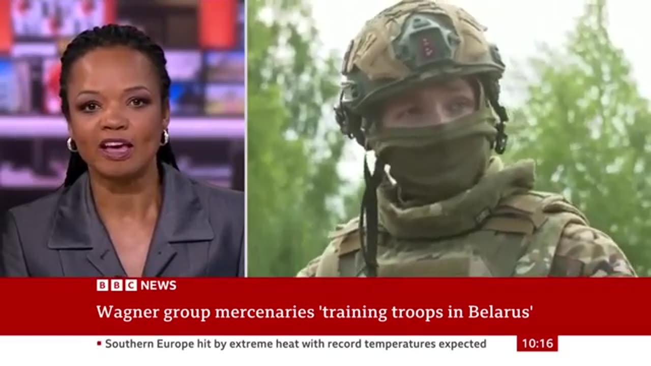 Russian mercenary group Wagner ‘training troops in Belarus’ - BBC News