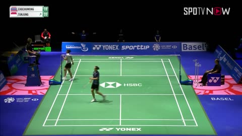 highlights - chochuwong vs tunjung - swiss open 2023