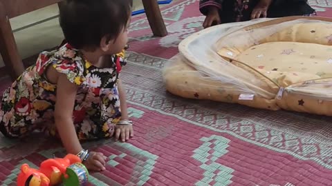 Sister Playing