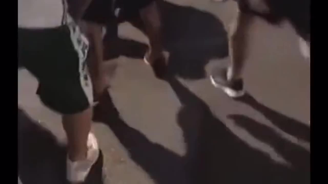 Vídeo mostra o momento em que torcedora é atingida e cai