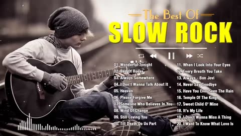 NONSTOP SLOW ROCK LOVE SONGS 80S