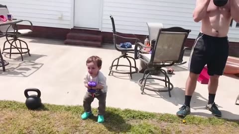 Funny Dad Funny Baby Video
