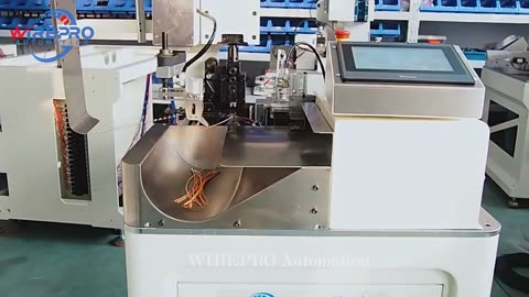 Wirepro Full Auto Terminal Crimping Machine Automatic Wire Cable Cutting Stripping Crimping Machine
