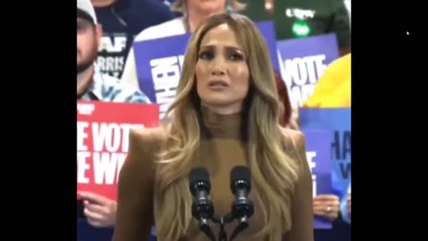 Actor/Moron/Diddy Friend, Jennifer Lopez Gives DRAMATIC pitch for Kamala