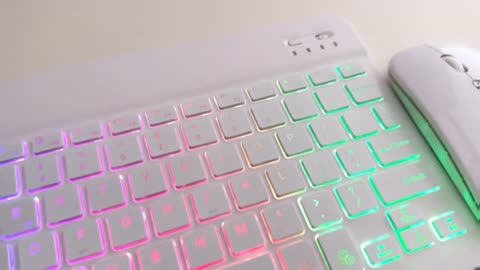 Mini Bluetooth Wireless Tablet Phone Keyboard Mouse Set