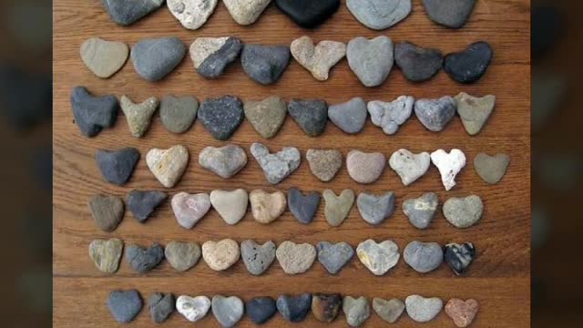 So simple and artistic stone craft ideas