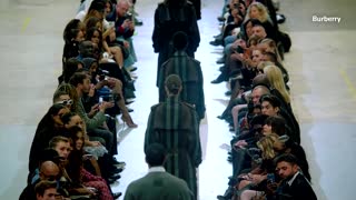 Burberry goes to the British beach for latest collection
