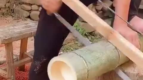 How to make machine gun from bamboo