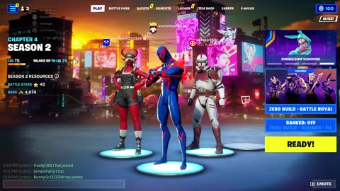 Fortnite with friends