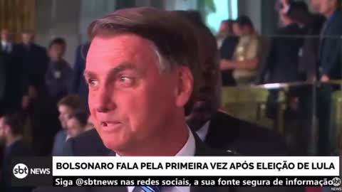 Bolsonaro vows to 'follow the Constitution' but DOES NOT concede.