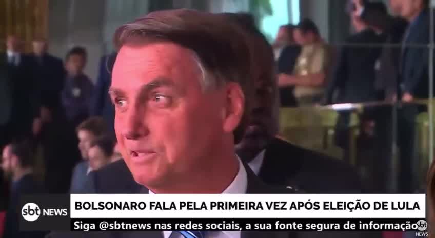 Bolsonaro vows to 'follow the Constitution' but DOES NOT concede.