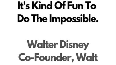 Daily Motivation 🔥 Walt Disney Thoughts On Doing The Impossible 🔥 #shorts 🔥 #makemoneyonline