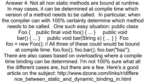 How polymorphism is implemented in java