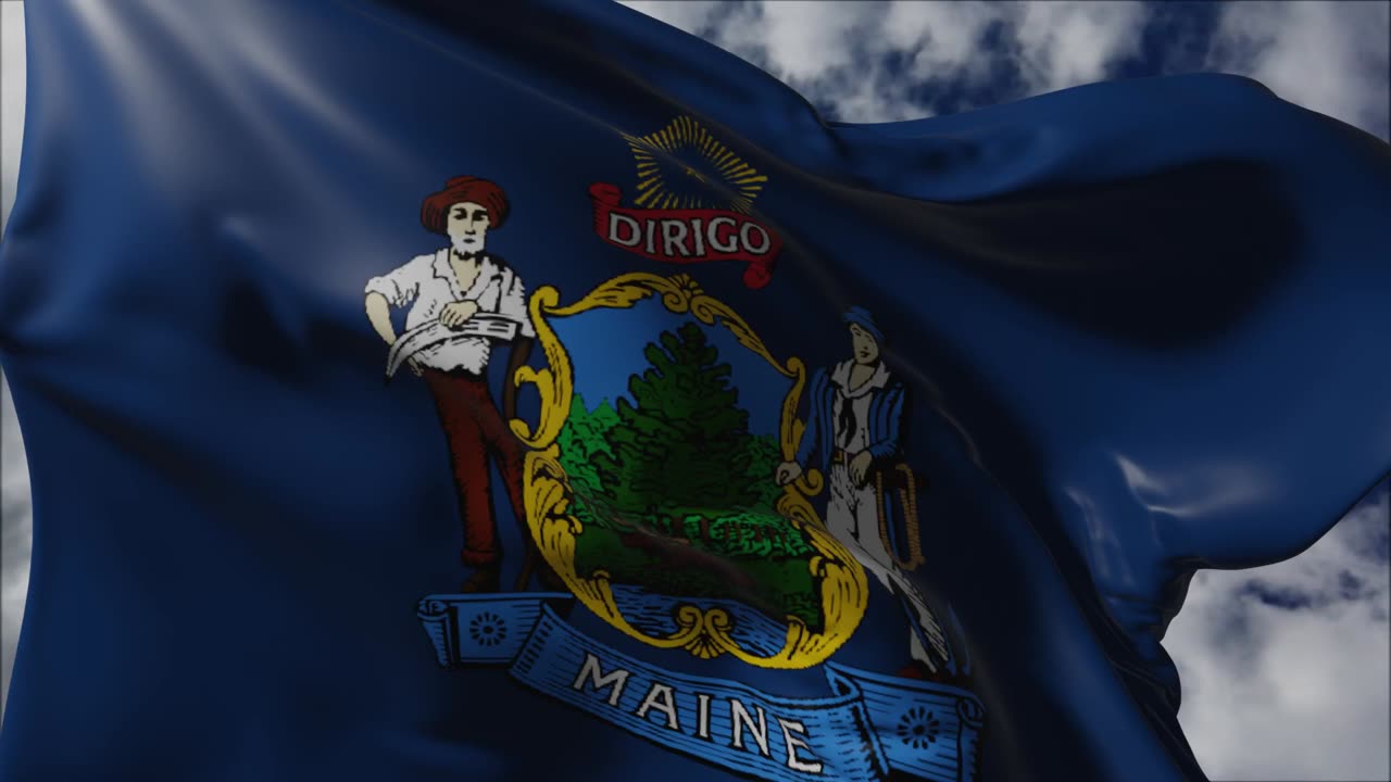 Flag of Maine