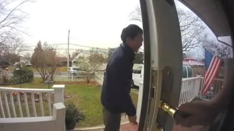 Food Delivery Guy: "Yeah, F**k Biden, I like you!"