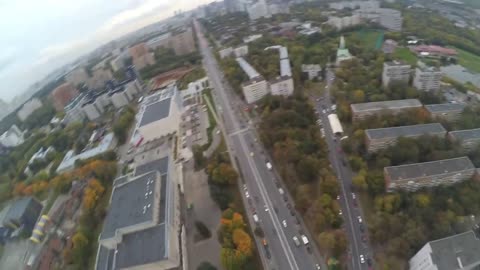 Дом на Мосфильмовской. Прыжок с небоскрёба (213м) _ Побег от охраны _ Moscow tec