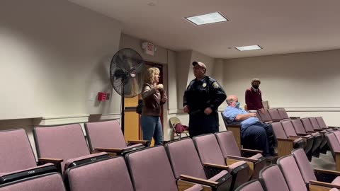 Buchanan BOE meeting 12/13/21- Police Called