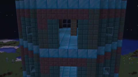 Can U Count Total flors ? in The Bulding in Minecraft #shorts #shortsfeed