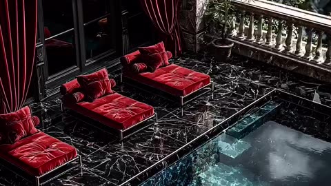 Beautiful house my favorite colors is black and red 👍❤️🖤