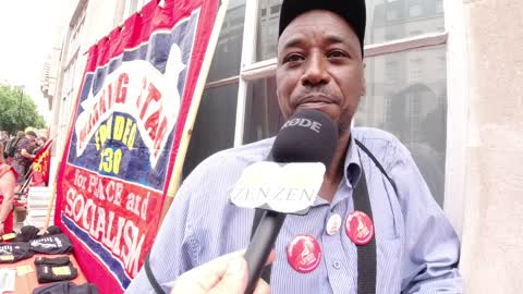 ENOUGH IS ENOUGH, ON THE BUSES, LONDON COST OF LIVING PROTEST