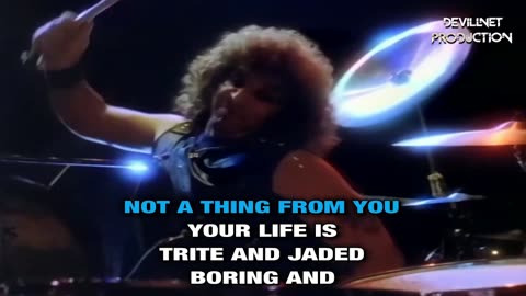 We're Not Gonna Take It - Twisted Sister (Karaoke + Instrumental)
