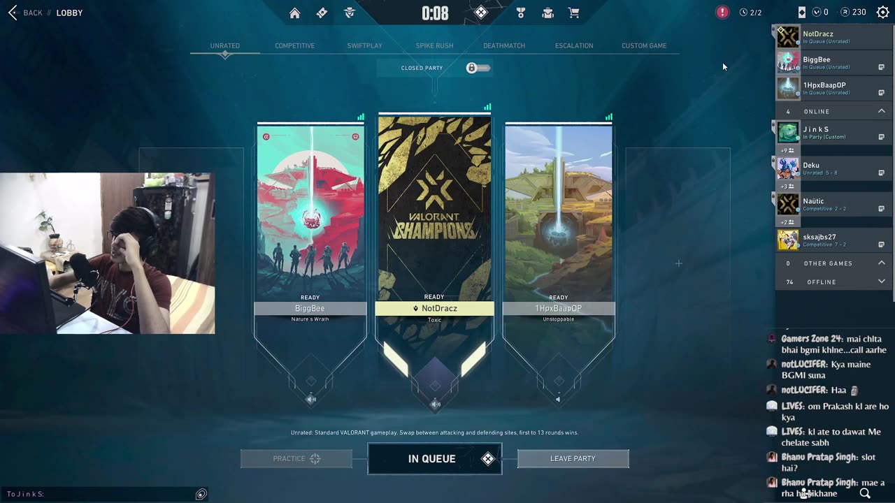 Singapore Server Rank Push let's go || Valorant || TheDraczShow