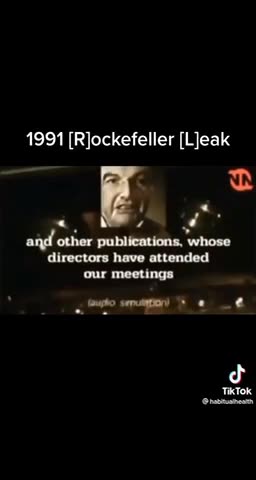 1991 Leaked Audio of Rockefeller