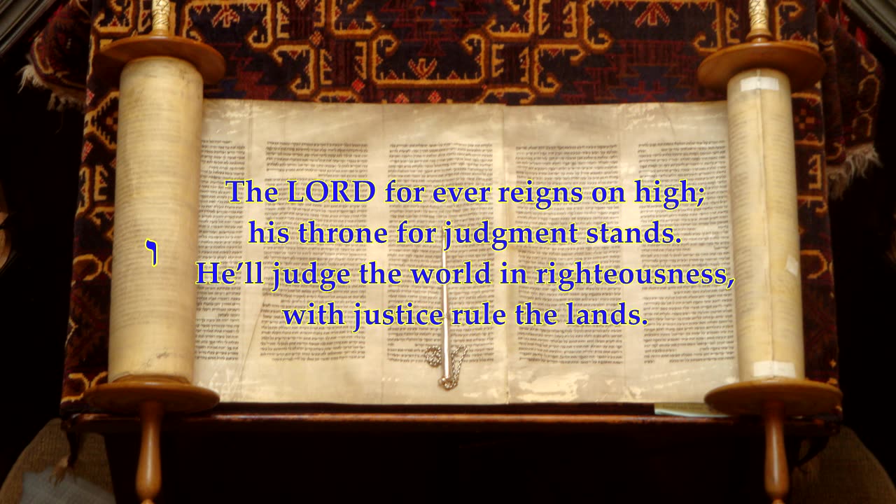 Psalm 9 v1-9 of 20 "I’ll praise you, LORD, with all my heart" To the tune Petersham. Sing Psalms