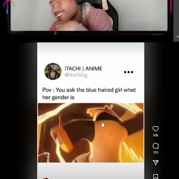 Try Not To Laugh: Blue Hair Girl